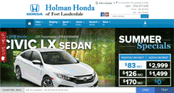 Desktop Screenshot of holmanhonda.com